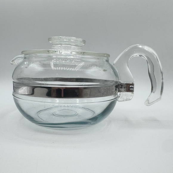 Pyrex Other - Vintage Pyrex Flameware Clear Glass Teapot 8336